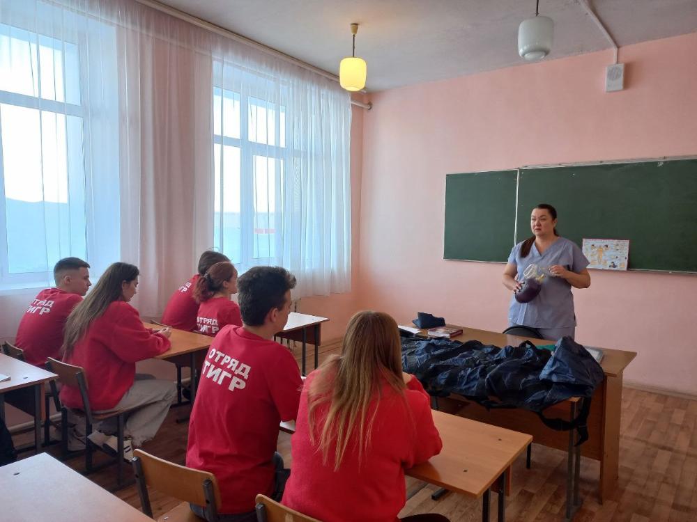 Практическое занятие для бойцов «Отряда содействия полиции «Тигр»